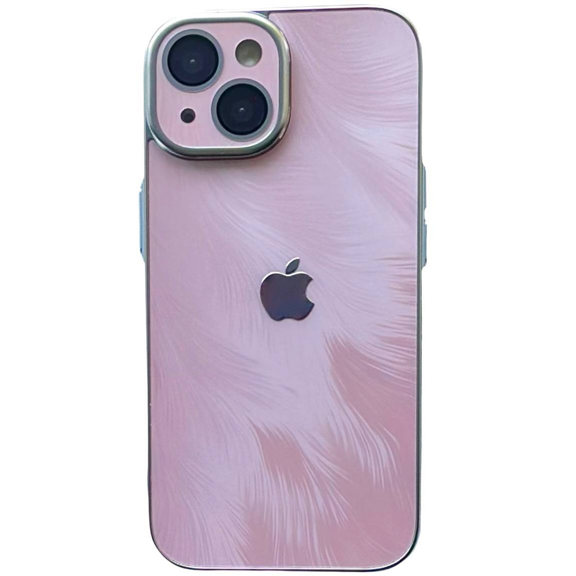 TPU Snowflake iPhone 15 Pink - 1