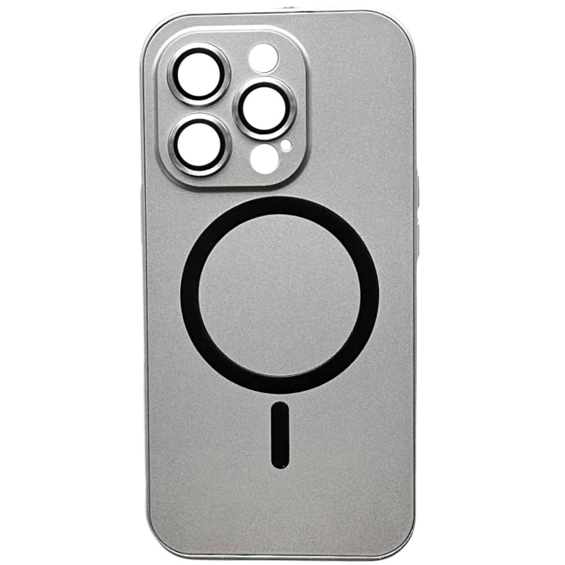 Metal Case 2in1 Magsafe iPhone 12 Pro Max Silver - 3