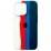 Rainbow Silicone Case iPhone 13 Pro White/Red