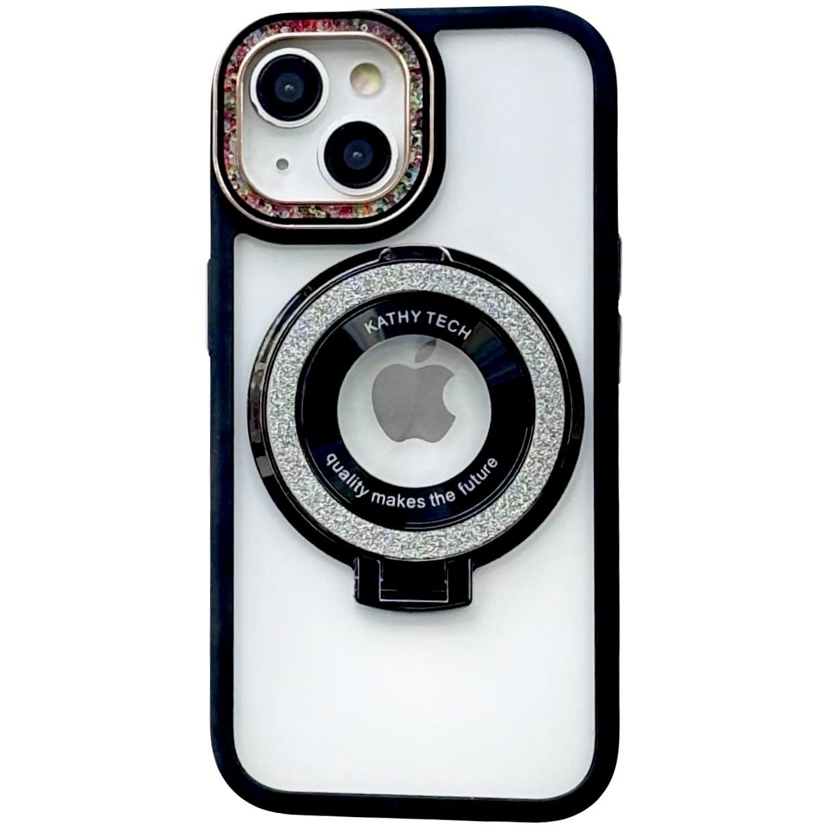 TPU Kaleidoscope iPhone 15 Black - 1