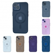 Silicone Metal Buttons Magsafe iPhone 13 Black