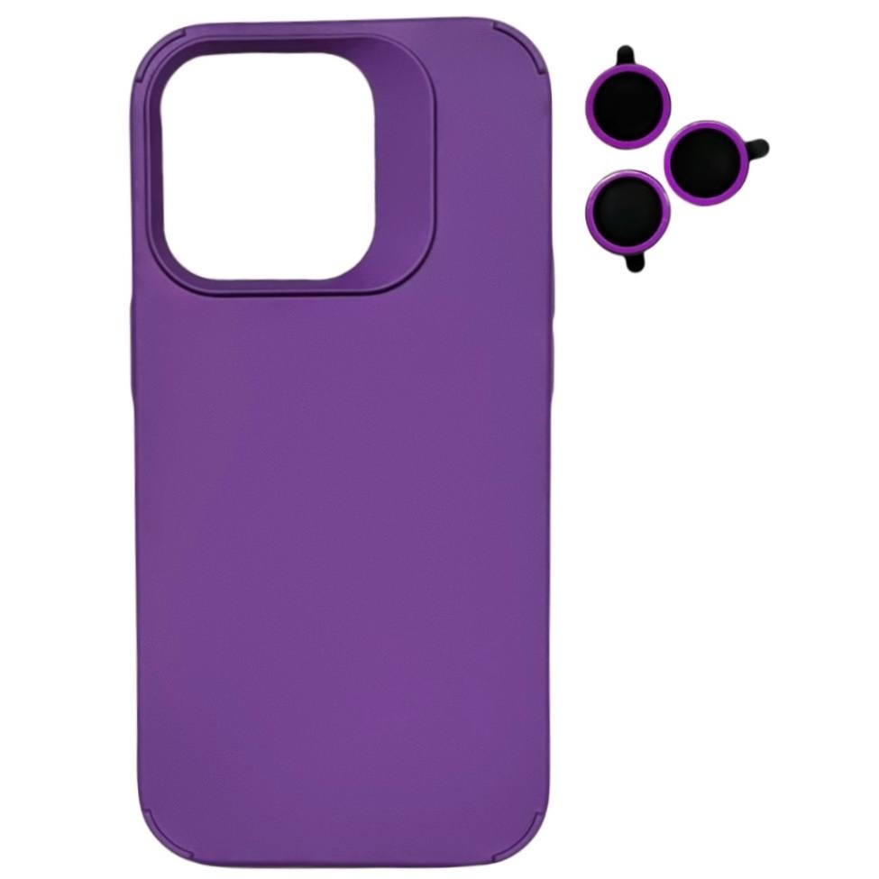 Silicone with Set iPhone 11 Pro Purple - 3