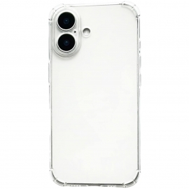 TPU Edge+Camera iPhone 16 Plus Transp