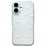 TPU Transparent Hearts iPhone 16 Plus White