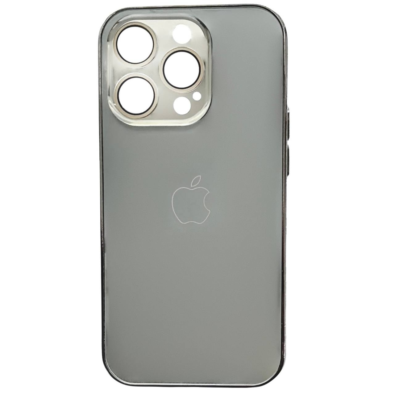 Glossy Glass Camera iPhone 12 Pro Silver - 1