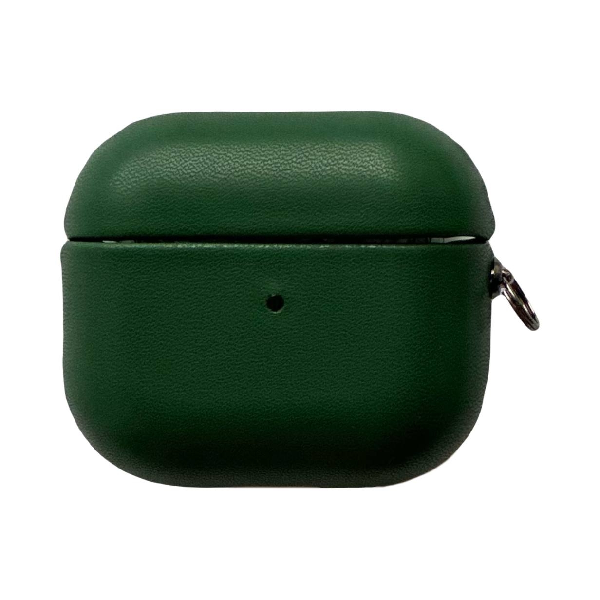 AirPods 4 Leather Case Green - 1