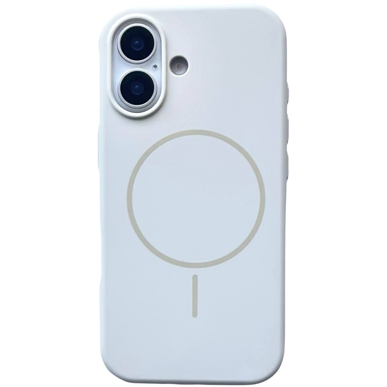 Silicone Case Slim Magsafe iPhone 17 Antique White - 1
