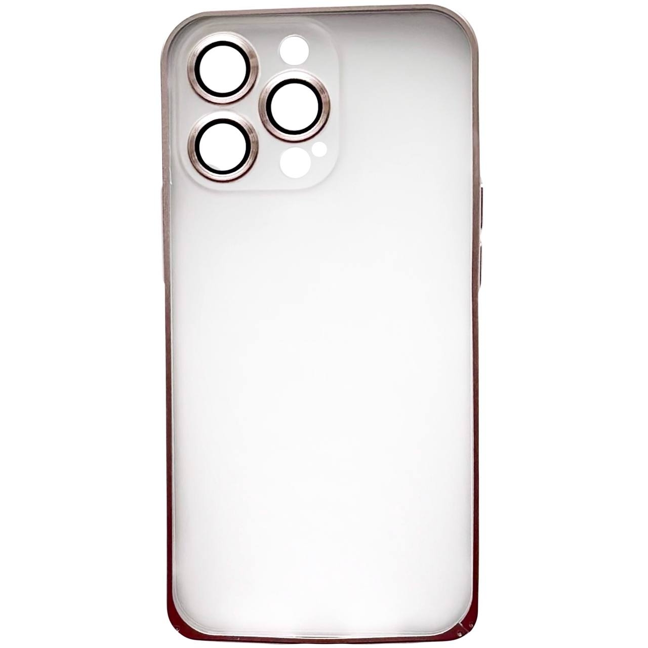 Square Metal Frame iPhone 14 Pro Max Pink Sand - 3
