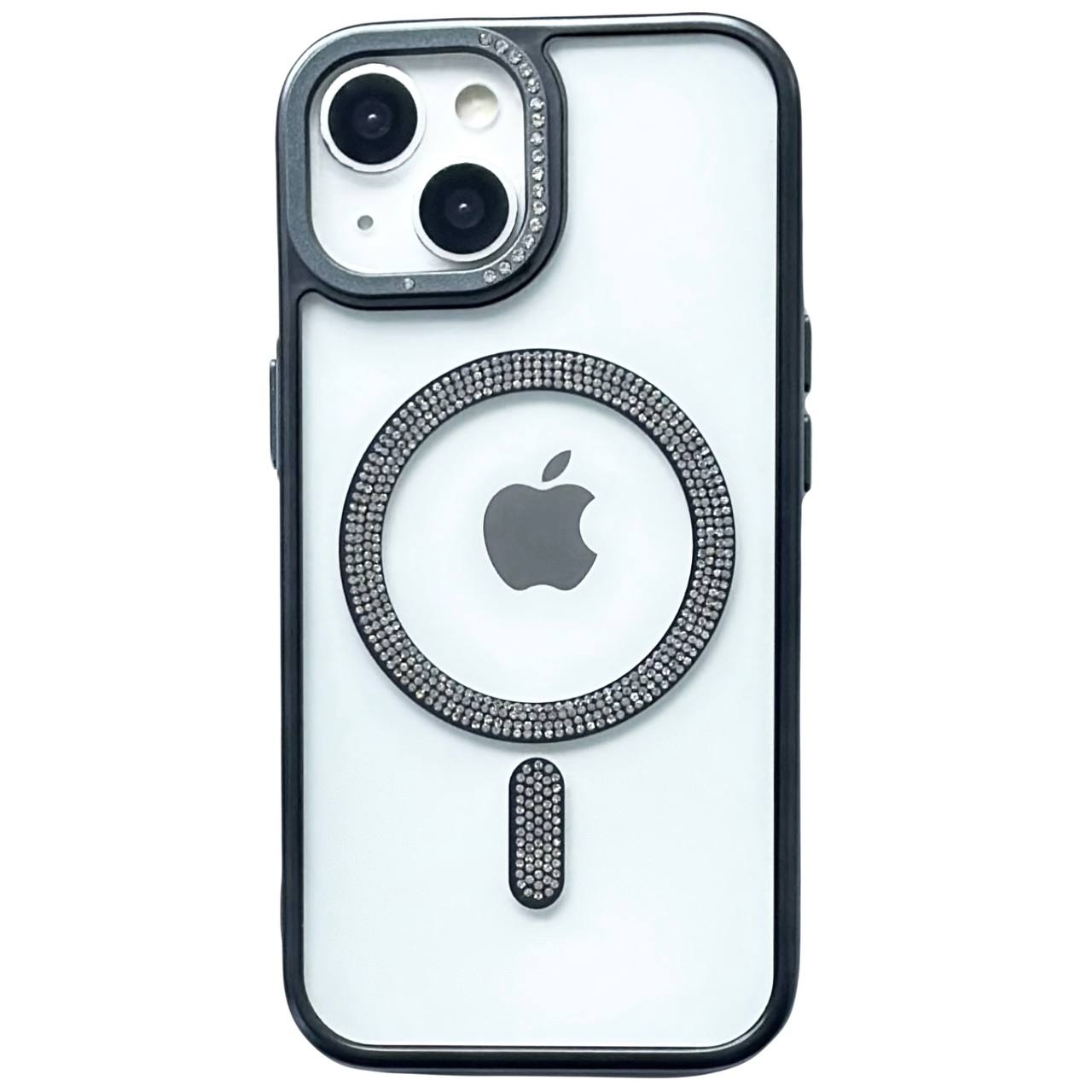 TPU Jewel Magsafe iPhone 13 Black - 1