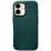 Leather Case Textured Magsafe iPhone 16 Dark Green