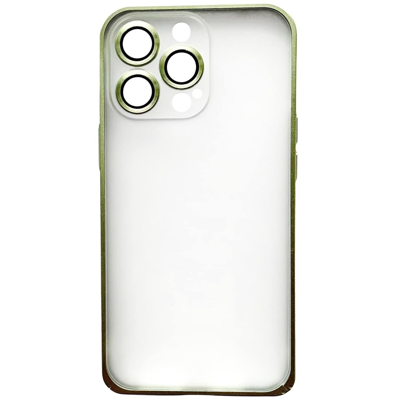 Square Metal Frame iPhone 13 Pro Max Green - 3