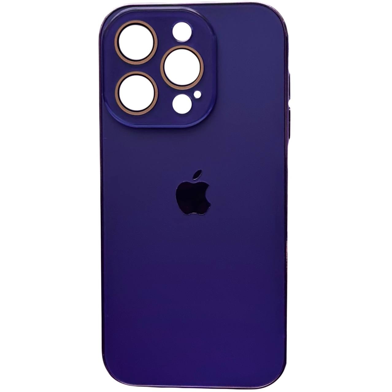Matte Glass Camera iPhone 15 Plus Deep Purple - 3