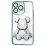 TPU BearBrick Liquid iPhone 12 Pro Silver