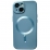 Matte Silicone with MagSafe iPhone 15 Blue