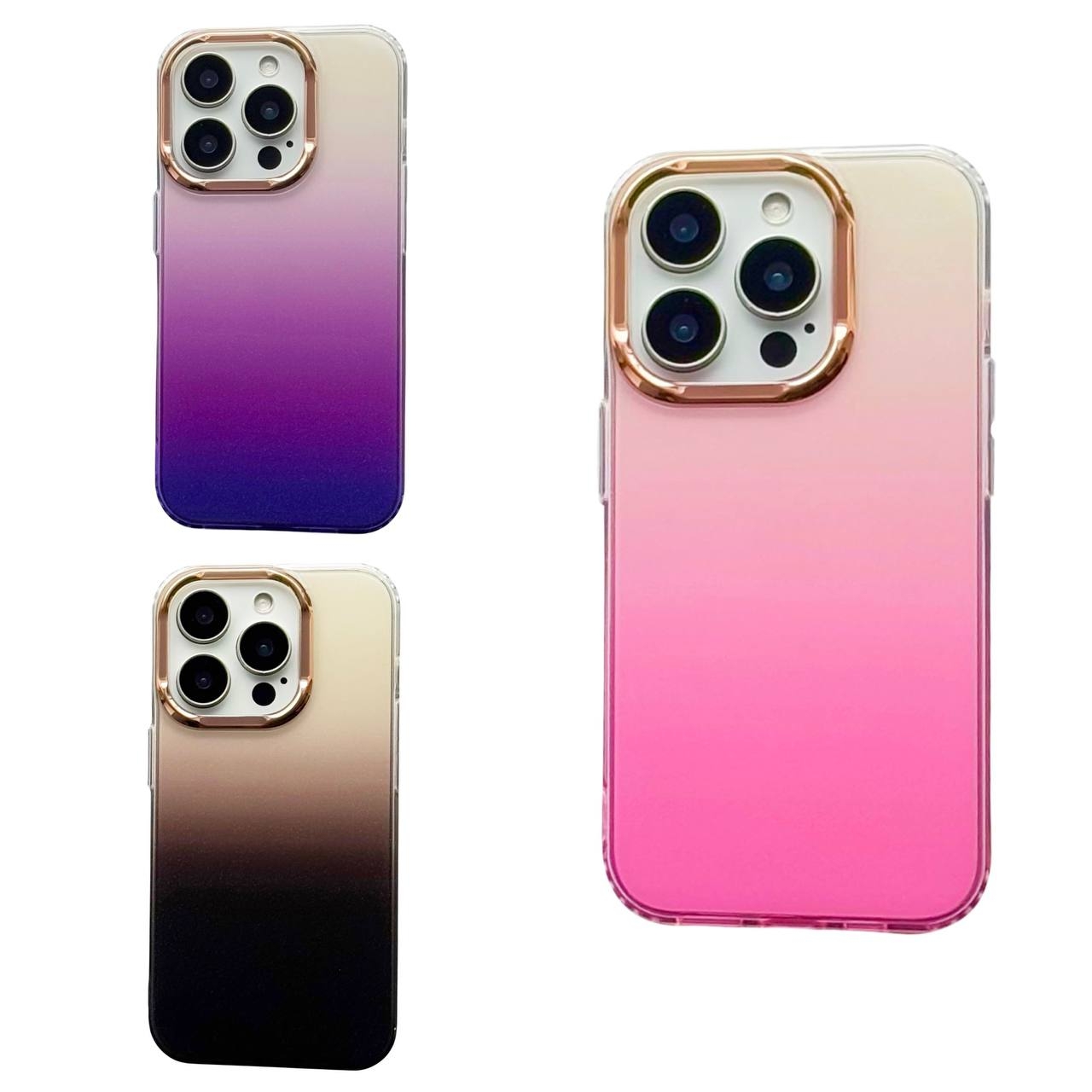 Чохол силіконовий Micro Gradient iPhone 15 Pro Black - 2