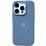 Silicone Case Metal Frame iPhone 15 Pro Max Lavender Blue