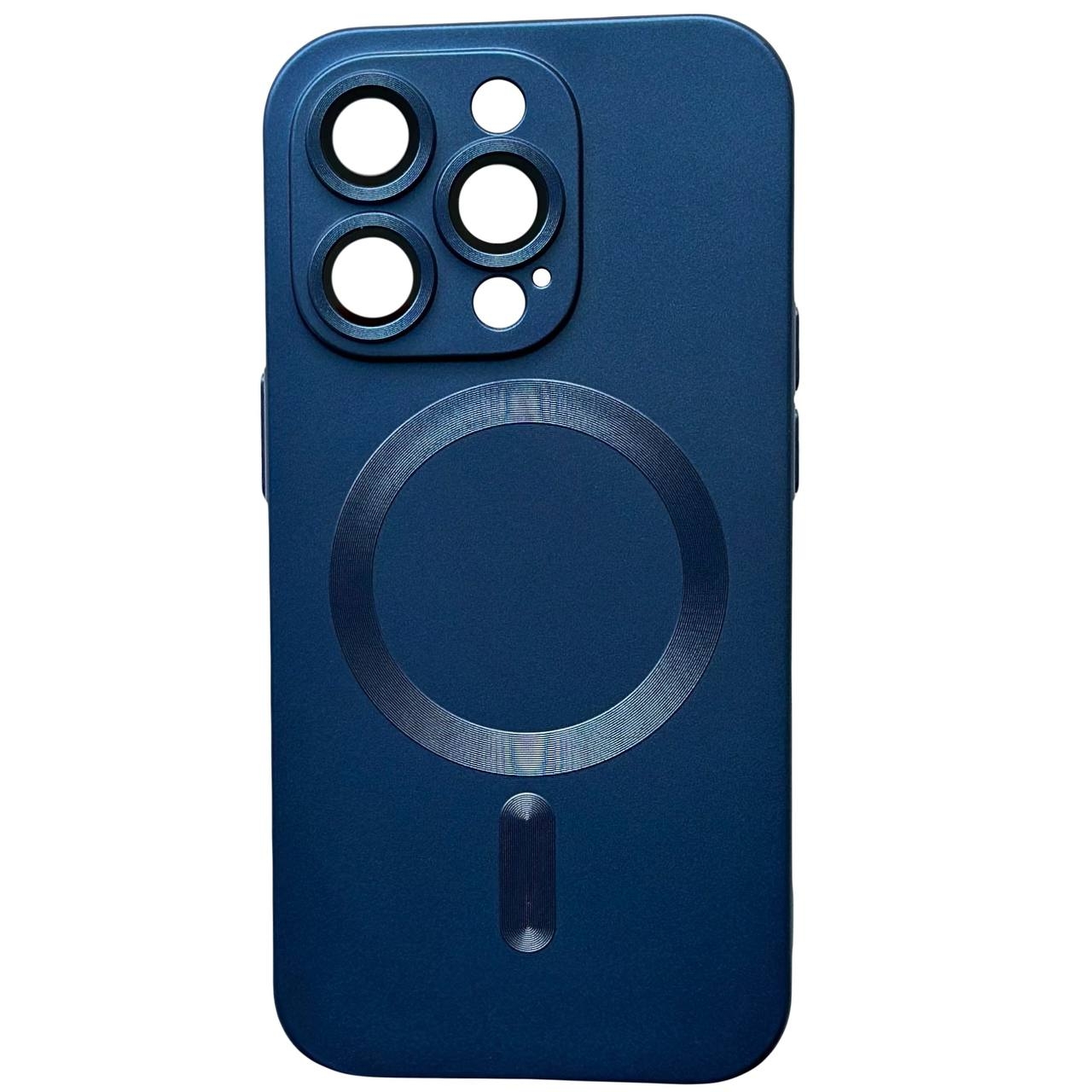 Matte Silicone with MagSafe iPhone 15 Midnight Blue - 1