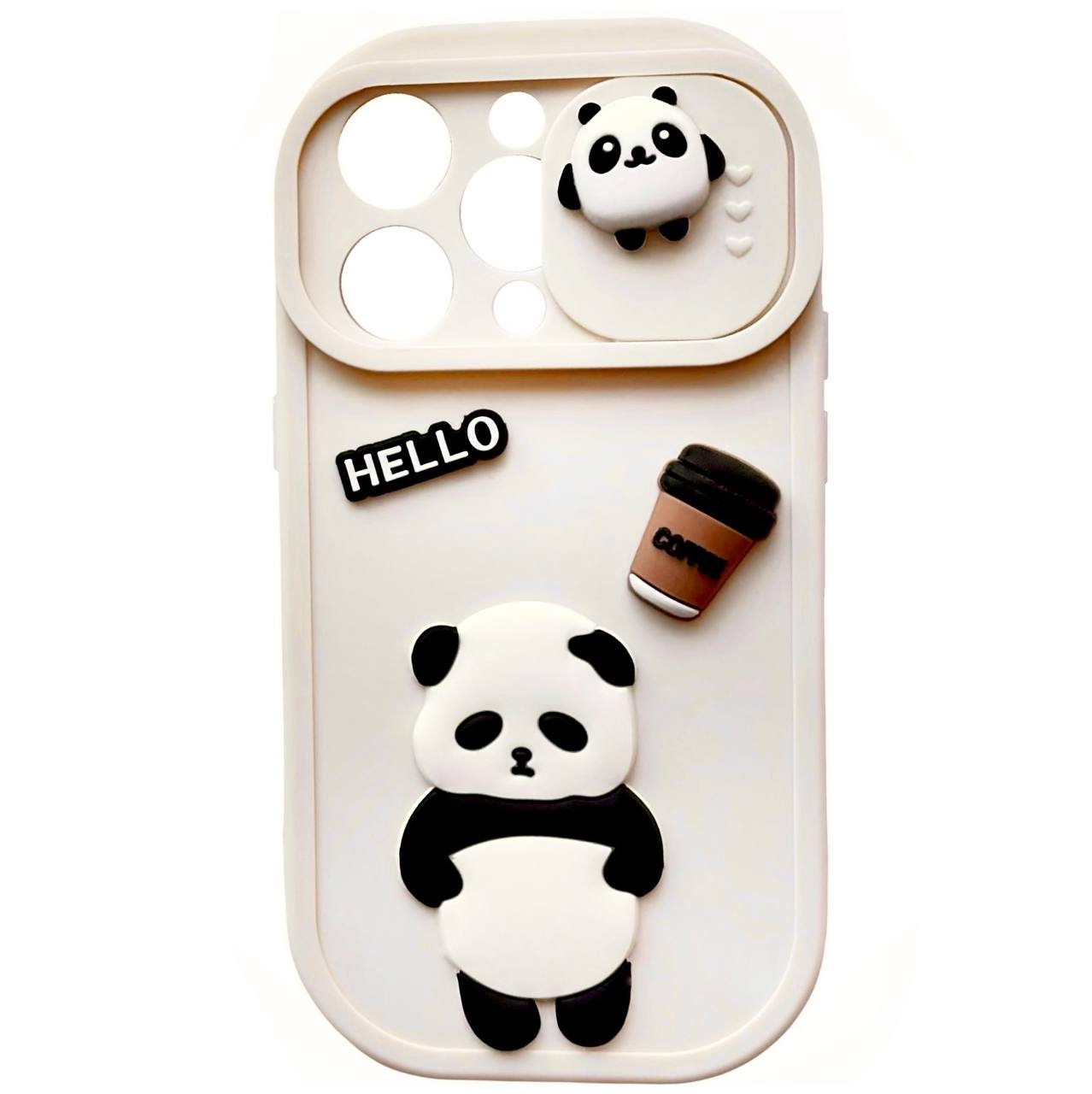 TPU Panda iPhone 14 Pro Max White - 1