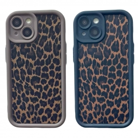 TPU Leopard New iPhone 15 Plus Brown