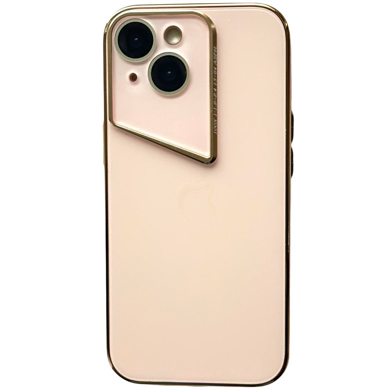 Matte Glass Rhomb iPhone 15 Gold - 1
