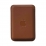 Pocket Leather Logo Saddle Brown