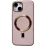 Textile Case Magsafe iPhone 15 Pink