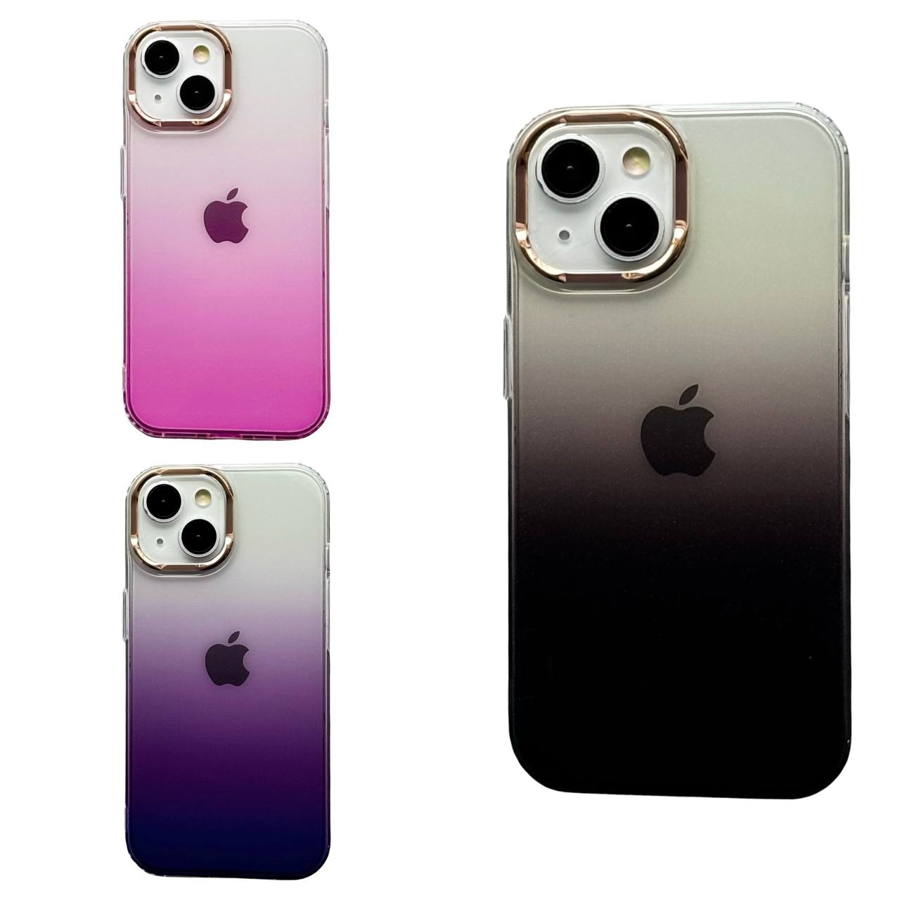 Чохол силіконовий Micro Gradient iPhone 15 Plus Black - 2