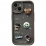 "Always Happy" Case iPhone 13 Brown