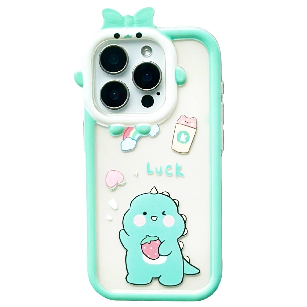 Cute Dino iPhone 12 Pro Max Green - 1