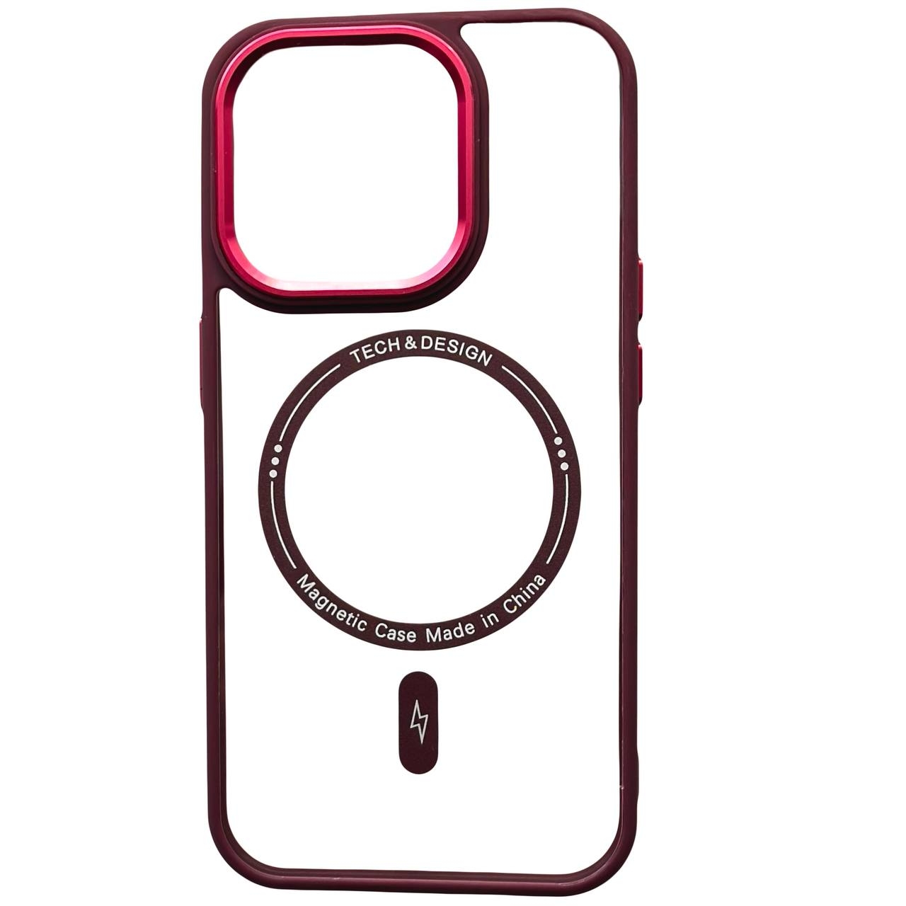 Crystal Case MagSafe iPhone 15 Plus Red - 1