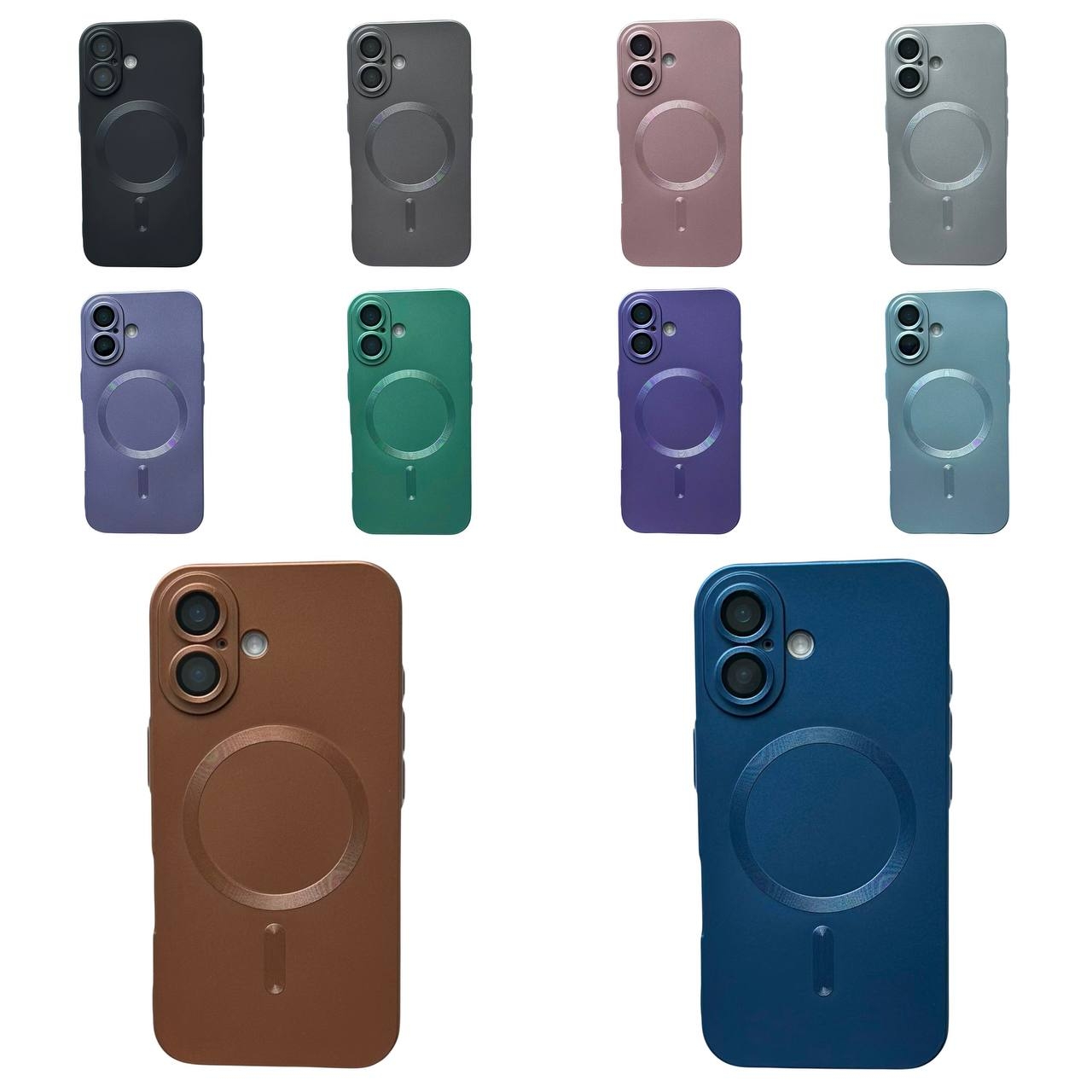 Matte Silicone with MagSafe iPhone 16 Gold - 4