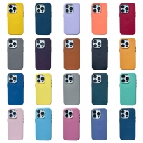 Leather Case (MagSafe) iPhone 11 Pro Light Gray
