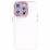 Color Case Glass Diamond Camera iPhone 11 Pro Max Pink