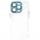 Color Case Glass Diamond Camera iPhone 12 Pro White/Blue