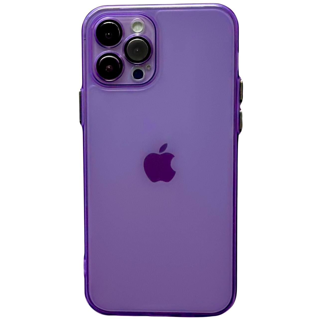 Matte TPU Camera iPhone 14 Pro Max Purple - 1