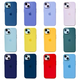 Silicone Case Original MagSafe iPhone 14 Sun Glow