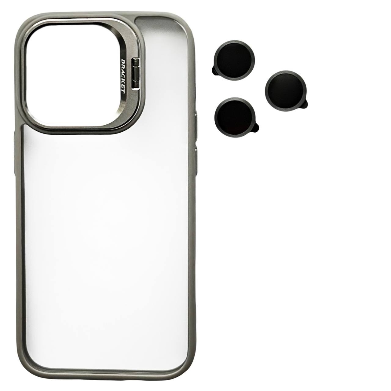 Crystal Case + Lens Set iPhone 13 Pro Titanium - 3