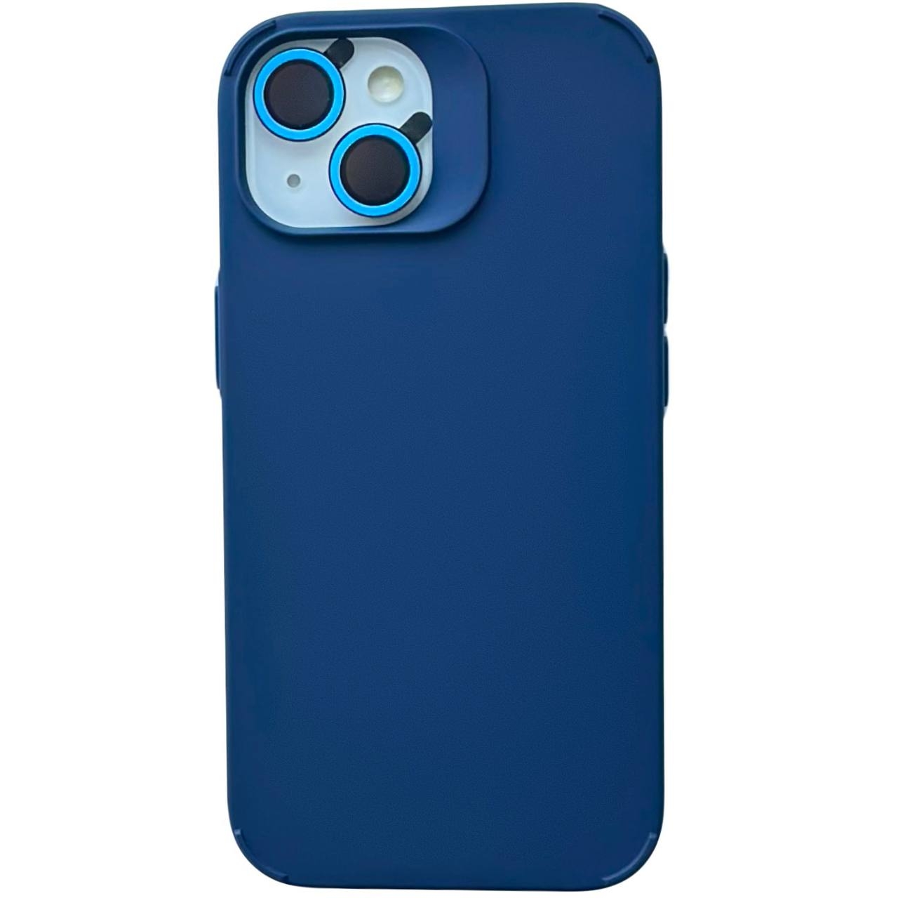 Silicone with Set iPhone 13 Midnight Blue - 1