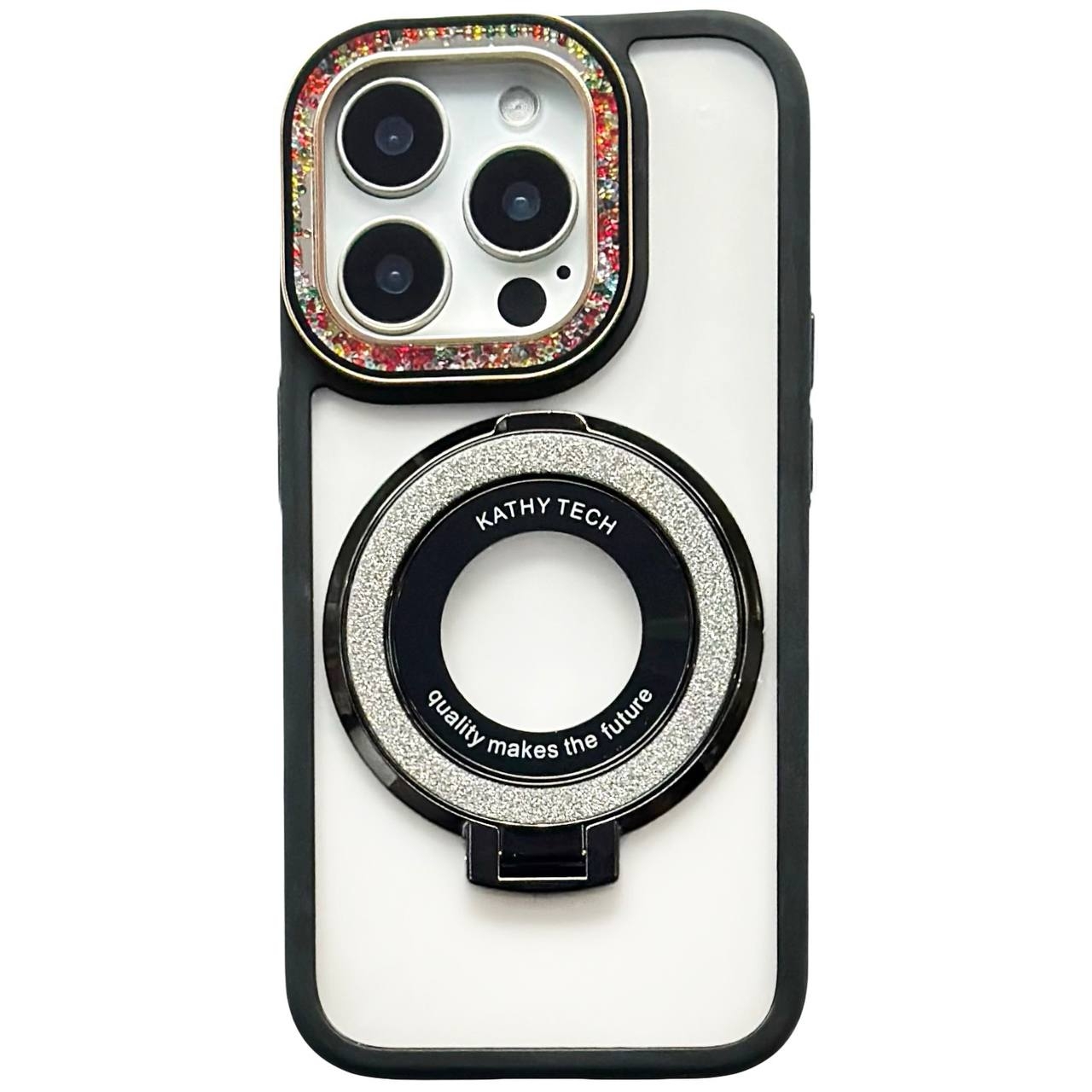TPU Kaleidoscope iPhone 14 Pro Max Black - 1