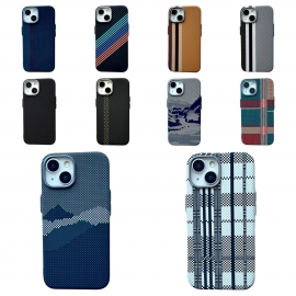 Carbon Pattern Magsafe iPhone 15 Light Mount