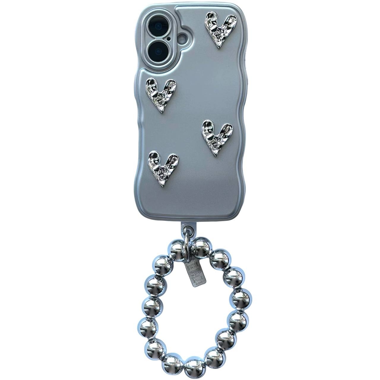 TPU Hearts+Pearls iPhone 16 Plus - 1