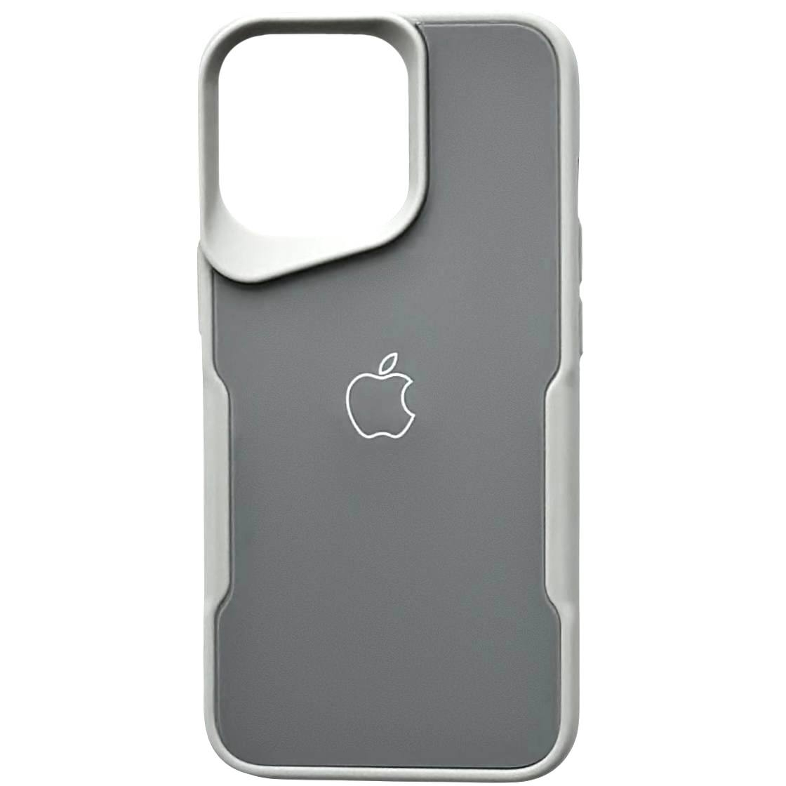 Glossy Glass Logo iPhone 13 Gray - 2