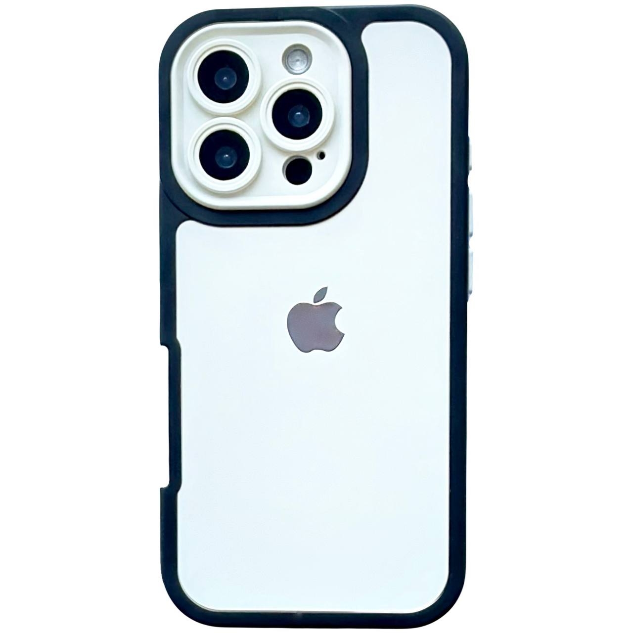 Matte Silicone Logo iPhone 14 Pro Max White - 1