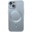 Matte Silicone with MagSafe iPhone 14 Plus Silver