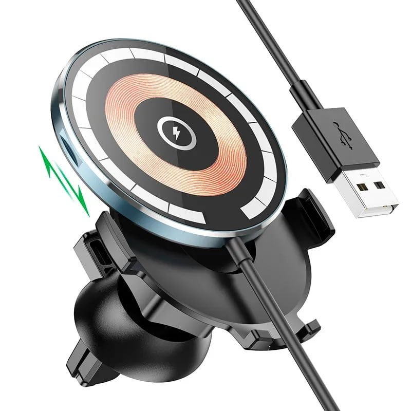 hoco. Car Holder Wireless CW42 Magnetic 15W Black - 3