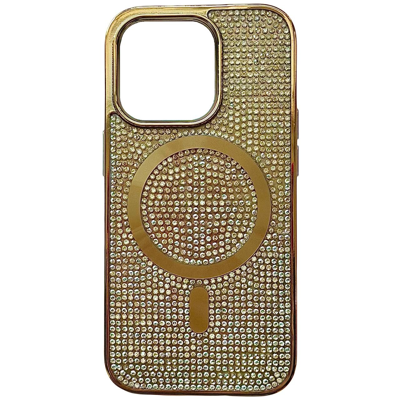 TPU Diamonds MagSafe iPhone 14 Pro Gold - 1