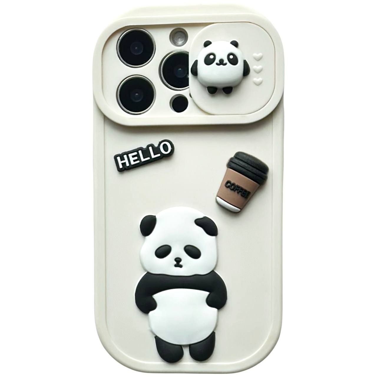 TPU Panda iPhone 14 Pro White - 1