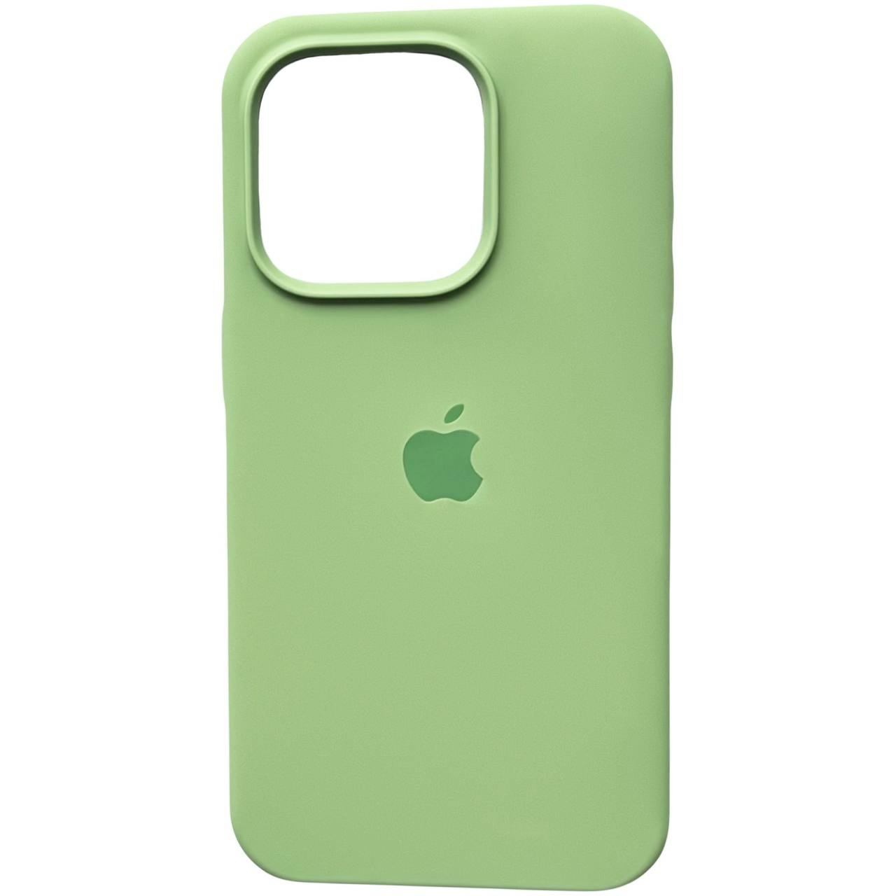 Silicone Case Full iPhone 15 Plus Mint Gum (1) - 1