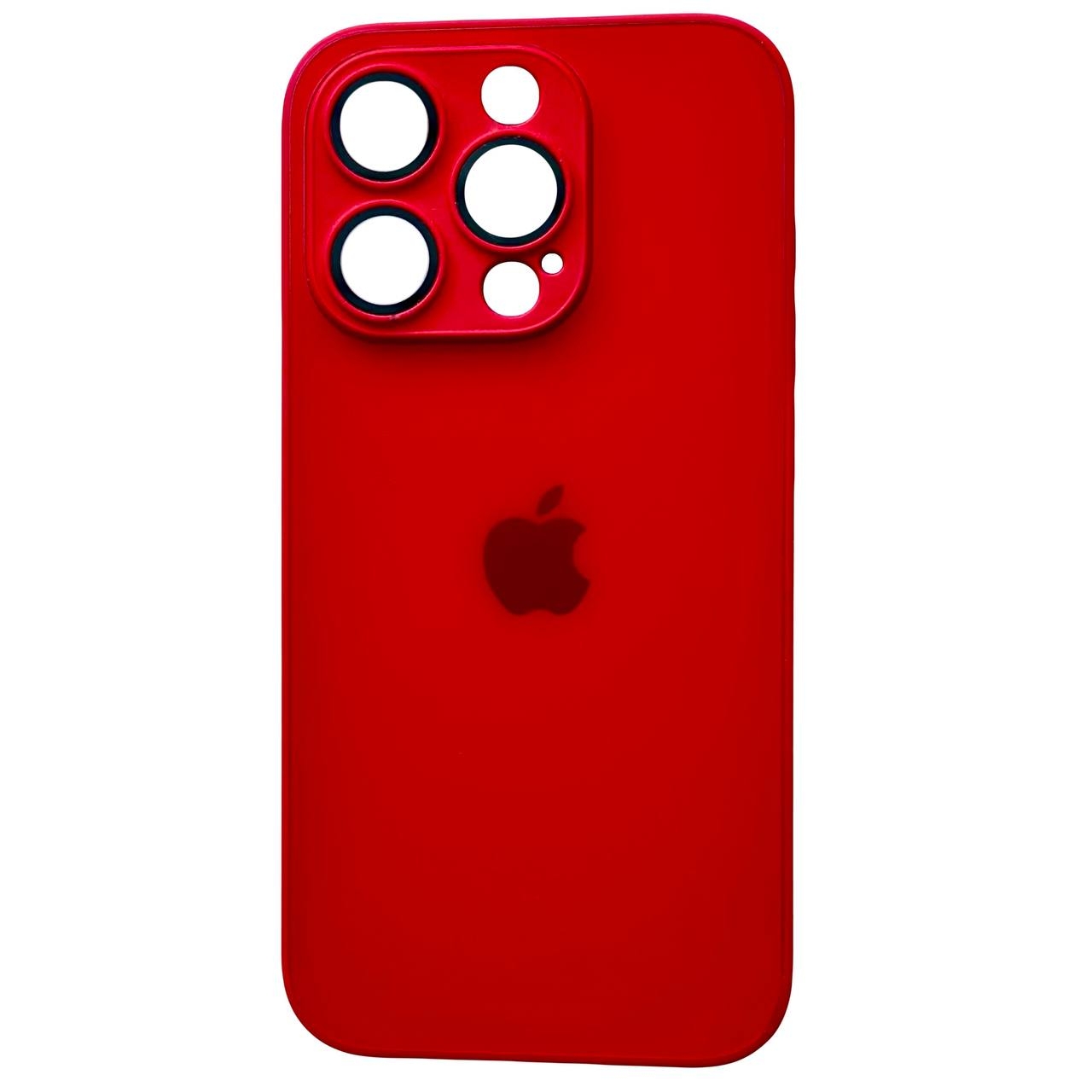 AG Silicone+Glass Case iPhone 11 Pro Cola Red - 1