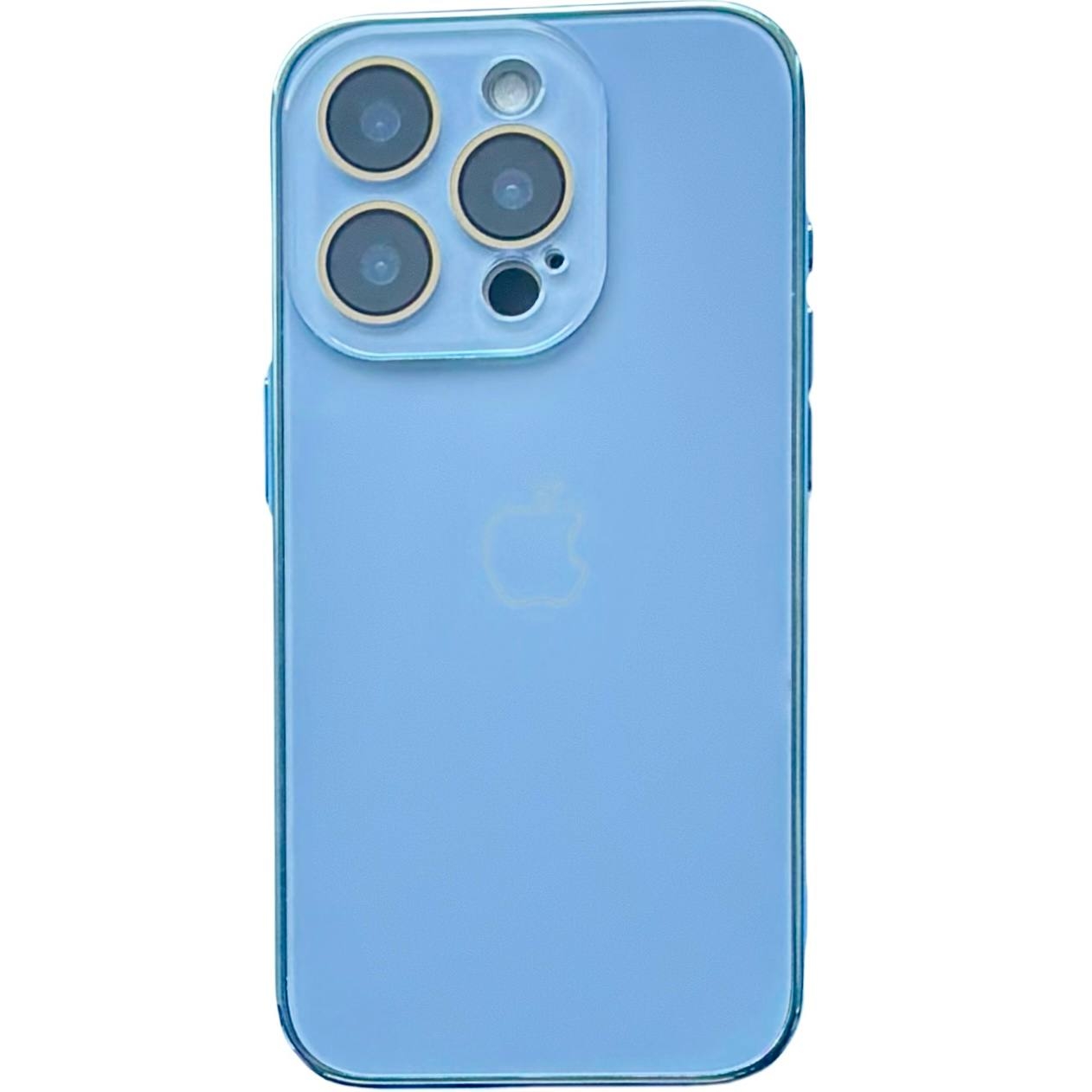 Glossy Glass Camera iPhone 13 Pro Blue - 1